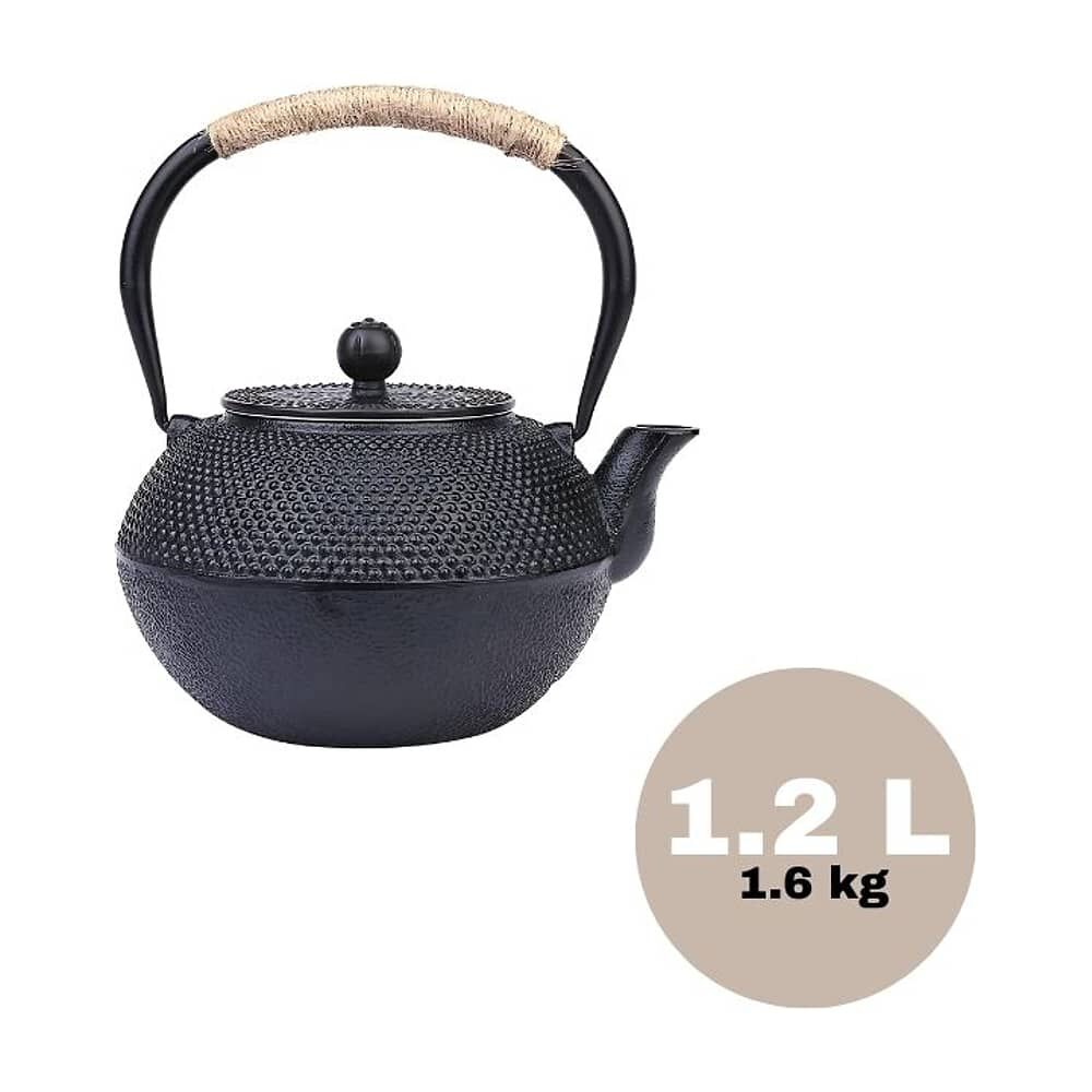 Tetera De Hierro Fundido 1.2l Estilo Japon&eacute;s Antiguo image number 3.0