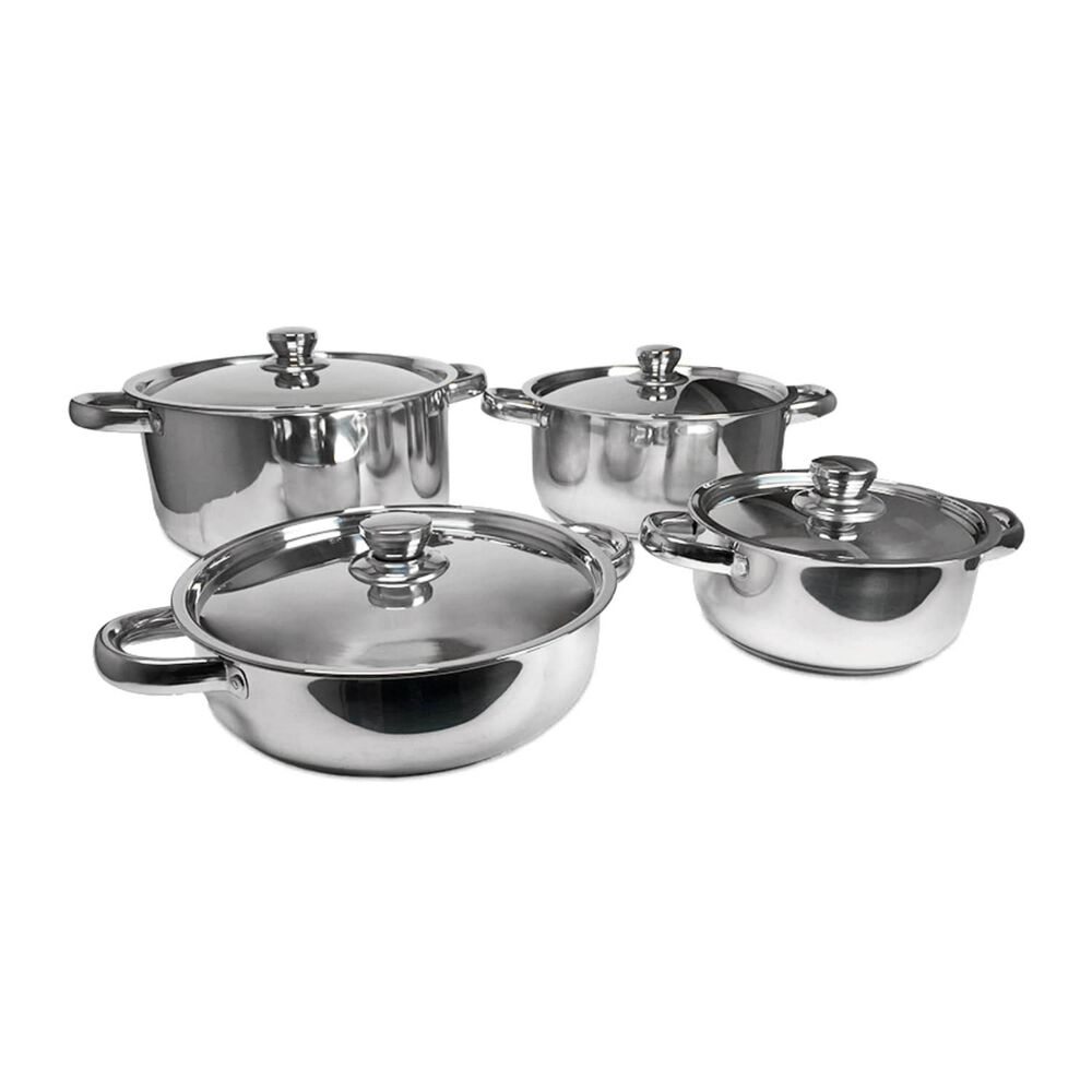 Juego Batería 8 Piezas Olla Cocina Acero Inoxidable image number 0.0