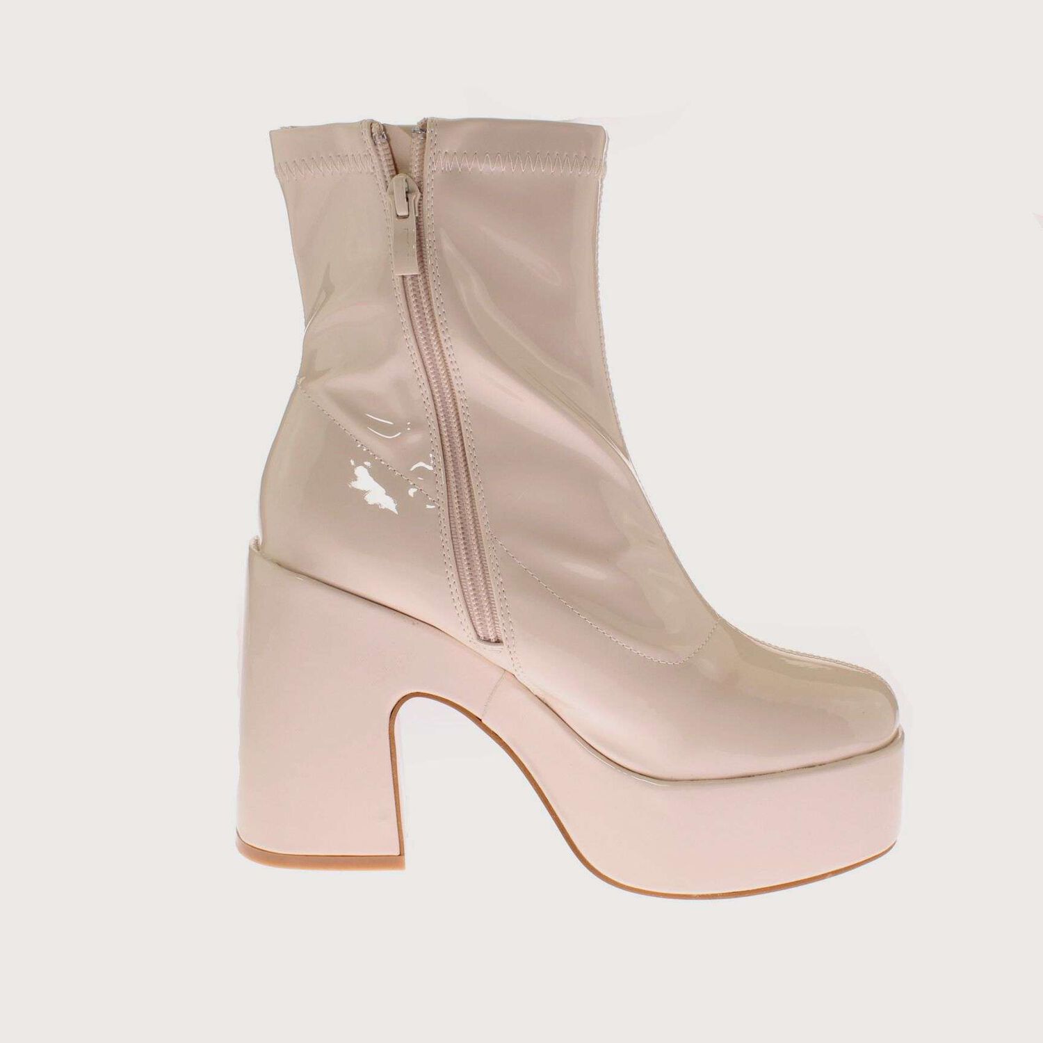 Bota Terraplen Beige Andarina Art. 506881anude image number 3.0