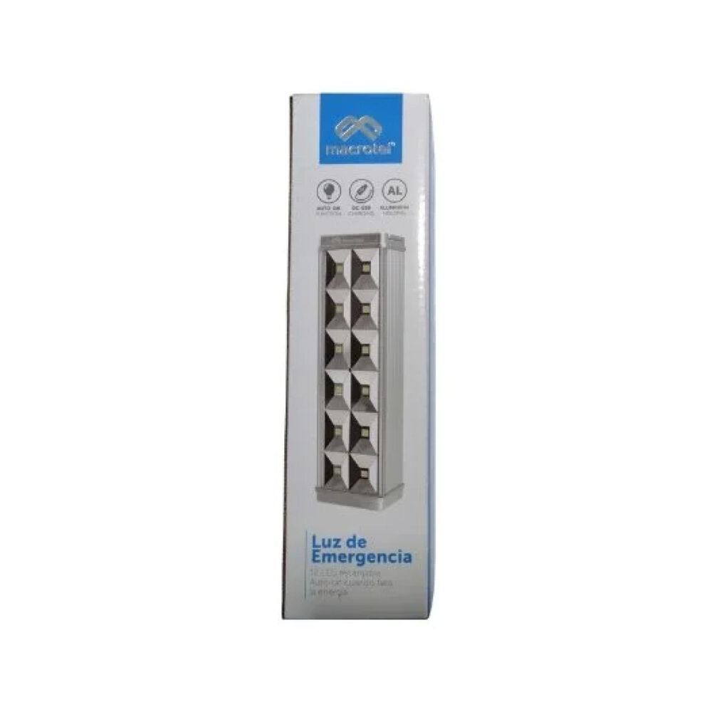 Lampara De Emergencia 12led 150lm 3w Recargable image number 2.0