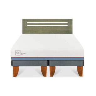 Cama Europea Cic Excellence Plus / 2 Plazas / Base Dividida + Respaldo