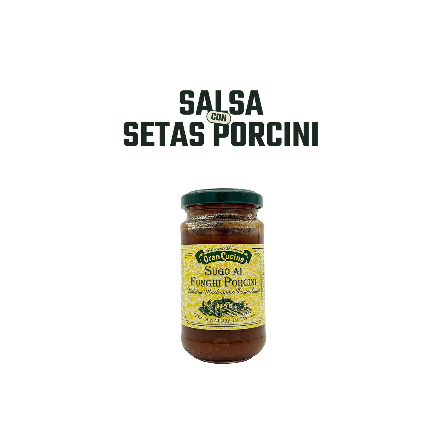 Salsa De Tomate Con Setas Porcini Gran Cucina 1 X 180 Gr image number 2.0