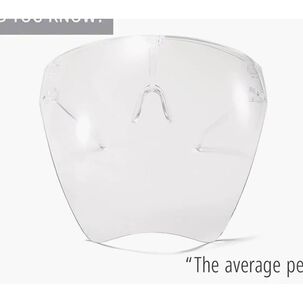 Escudo Rostro Completo Ni&ntilde;os Policarbonato Transparente