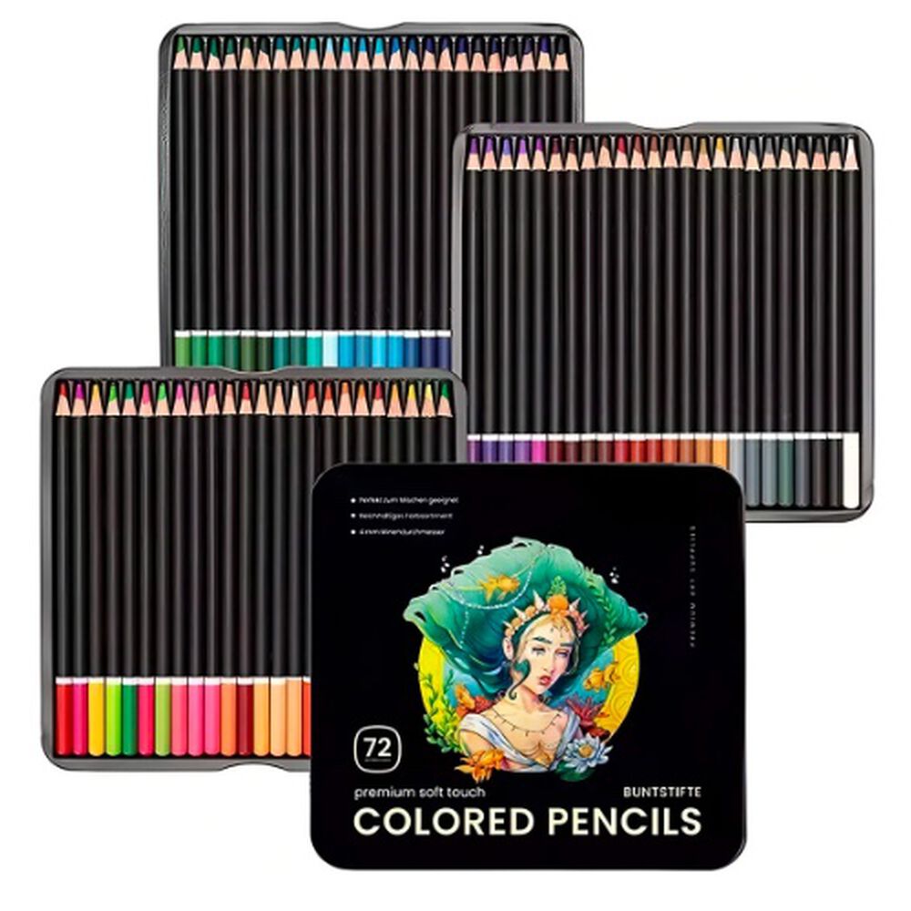 Set 72 Lapices Colores Arte Profesional A Base Aceite image number 0.0