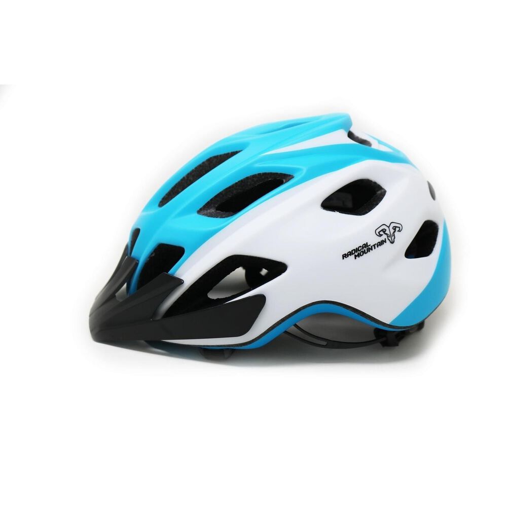 Casco Radical Mountain Enduro Gravity Azul Blanco L 58-62cm image number 1.0