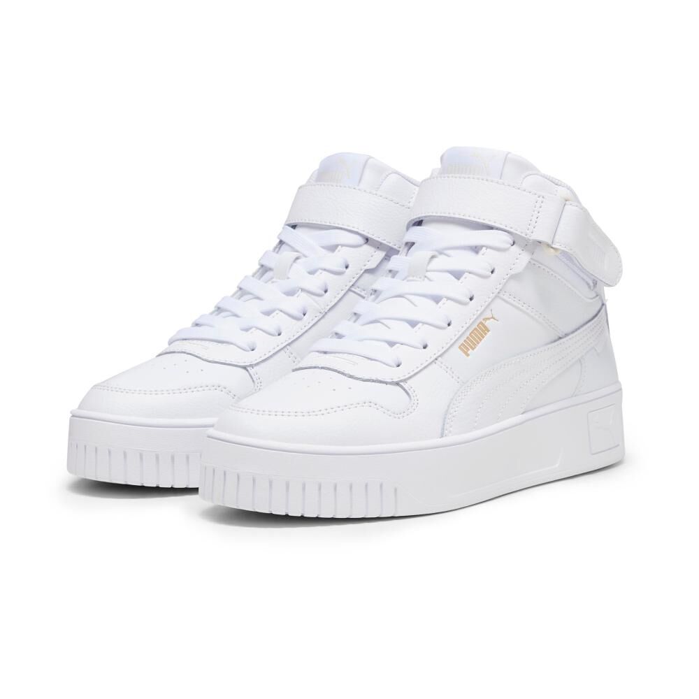 Zapatilla Urbana Mujer Puma Carina Street Mid Blanco image number 0.0
