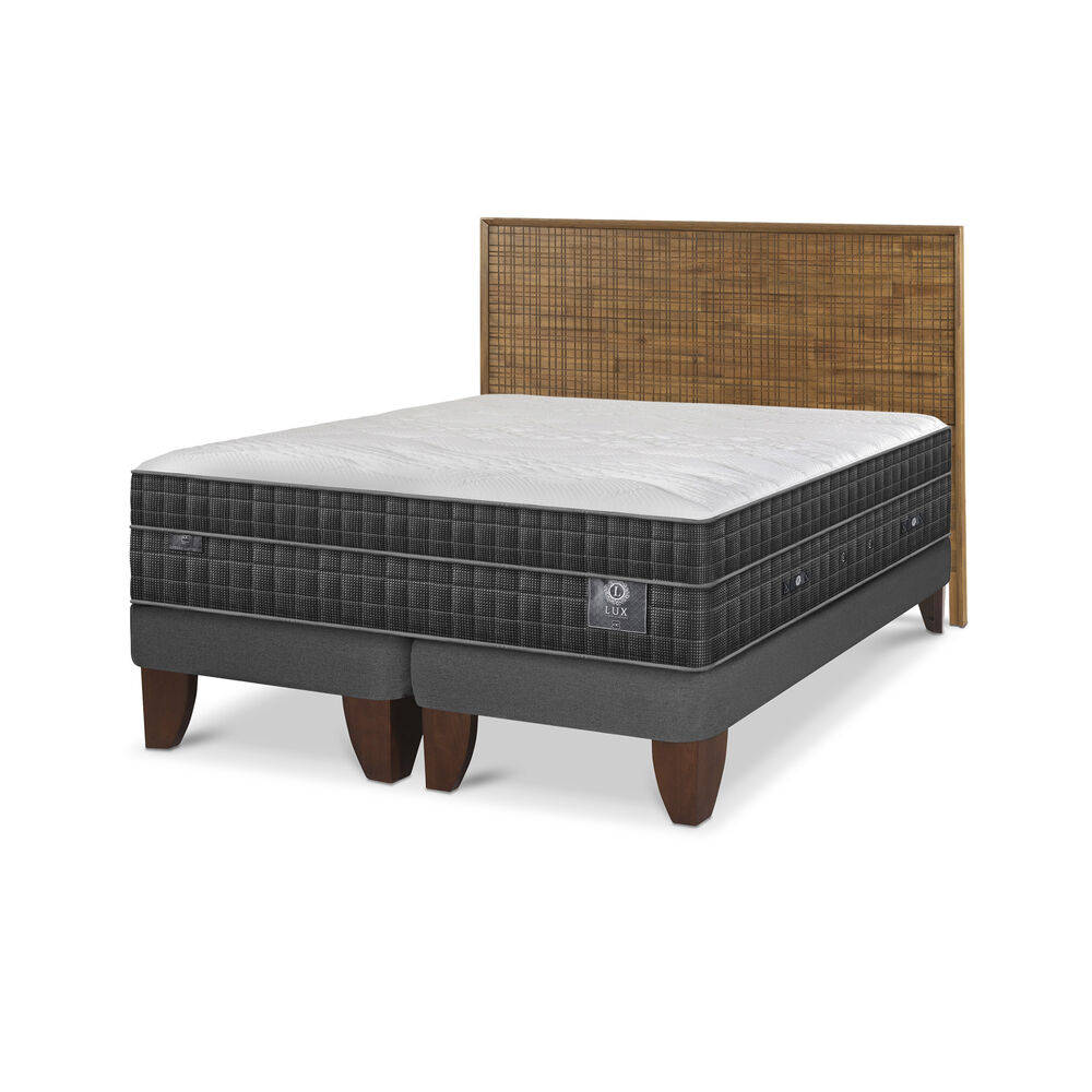 Cama Europea Cic Adria / King / Base Dividida + Respaldo image number 1.0
