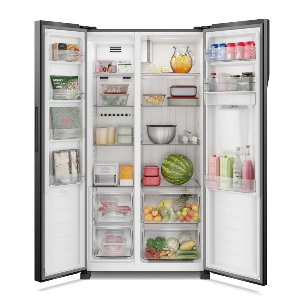 Refrigerador Fensa 436l No Frost Side By Side Sfx440b Negro image number 5.0