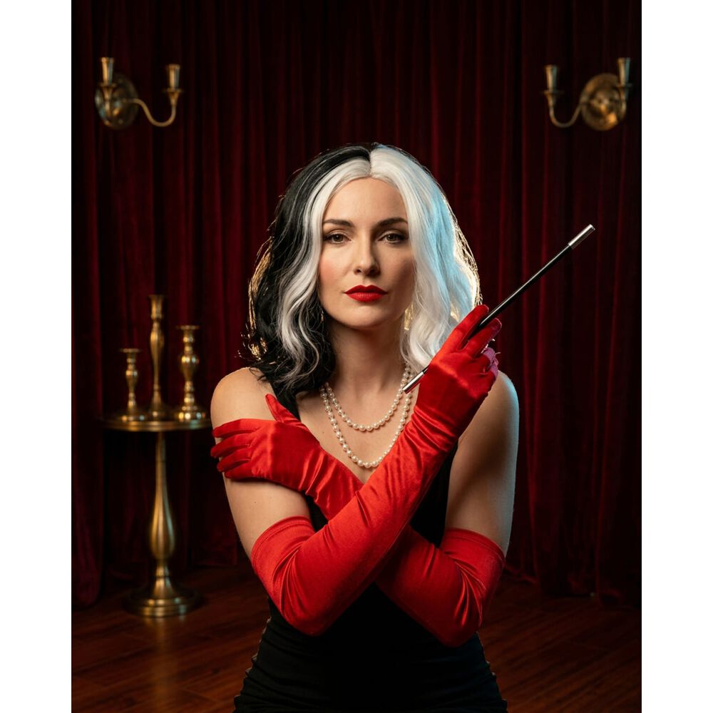 Accesorios Cosplay Cruella De Vil Disfraz Pel&iacute;cula Disney image number 4.0