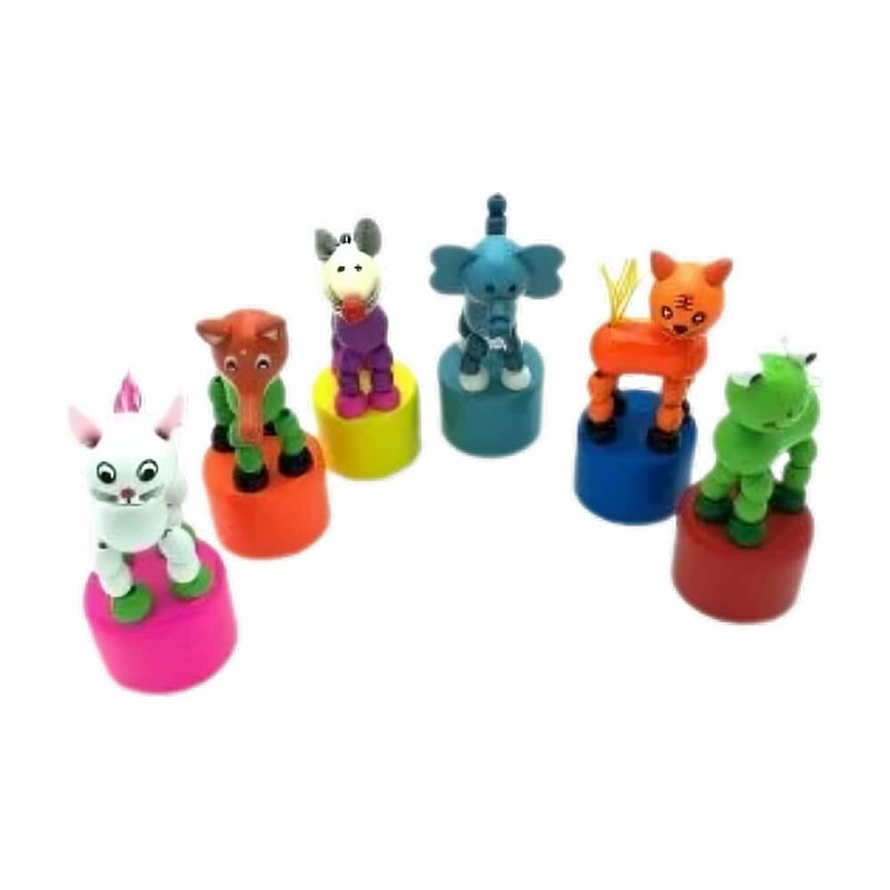 Set 2 Desvanecedor Animal Juguete De Madera Colores image number 0.0