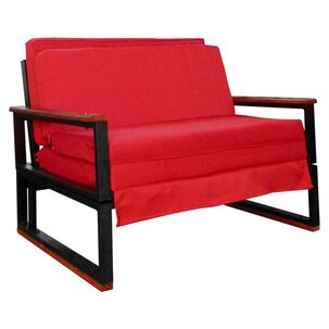 Futon Folk 1.5 Plaza " Rojo "