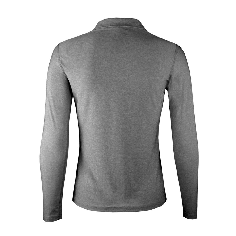 Polera Dry Fit Manga Larga Con Cuello Pale Mujer image number 2.0