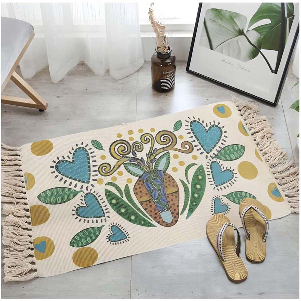 Bajada De Cama Kilim De Estilo Etnico 60x90 Cm image number 0.0