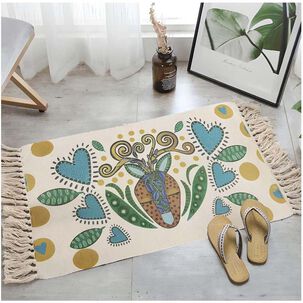 Bajada De Cama Kilim De Estilo Etnico 60x90 Cm