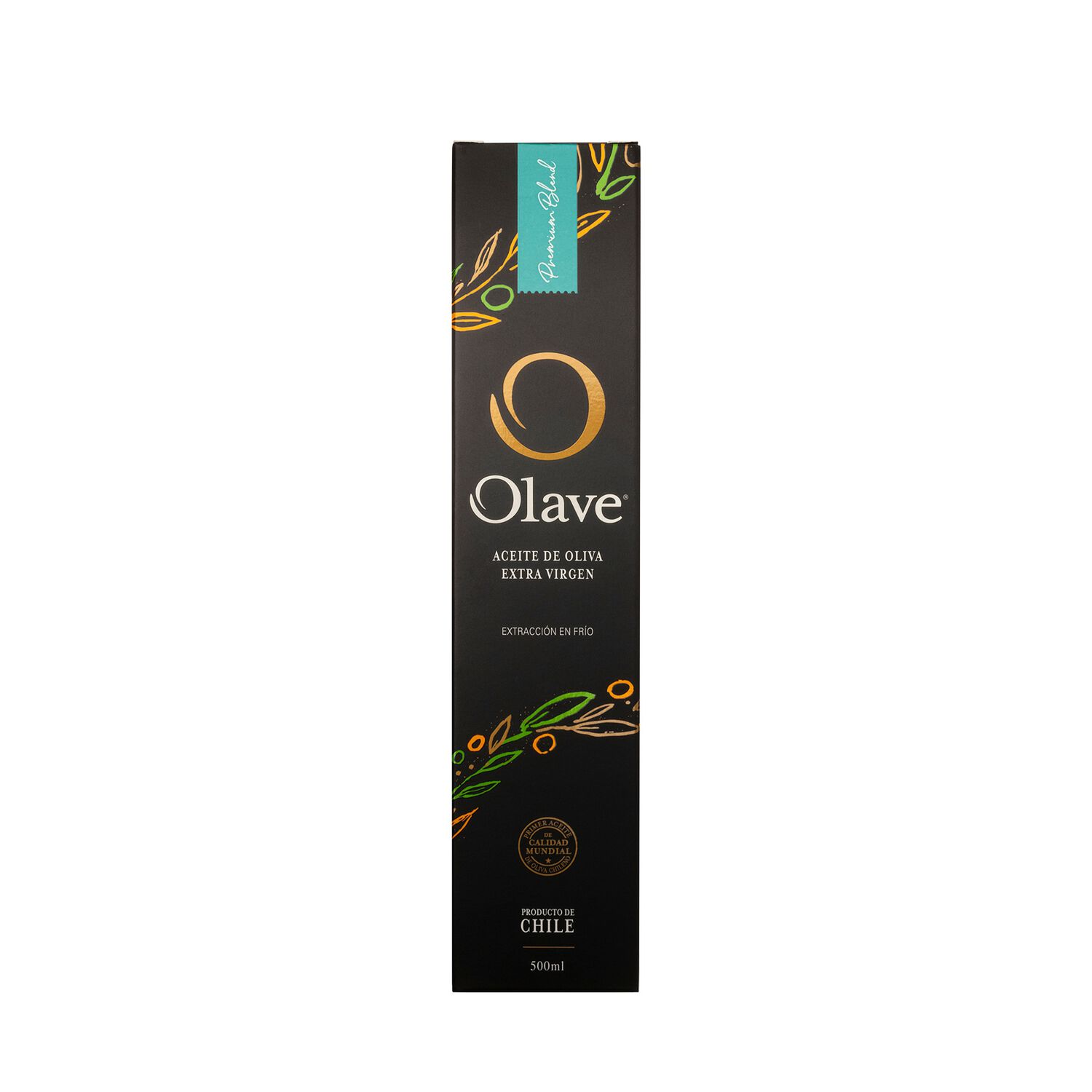 Aceite De Oliva Extra Virgen Olave Premium C. Negro 1x500ml image number 1.0