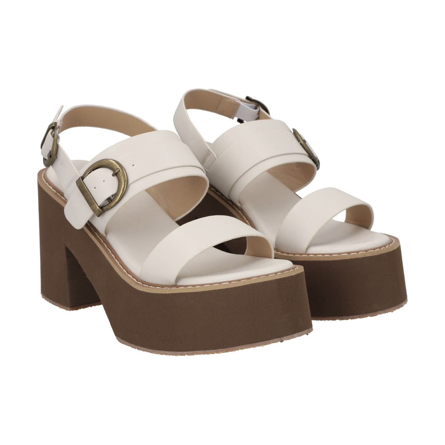 Sandalia Mujer Beige Martina Police image number 4.0