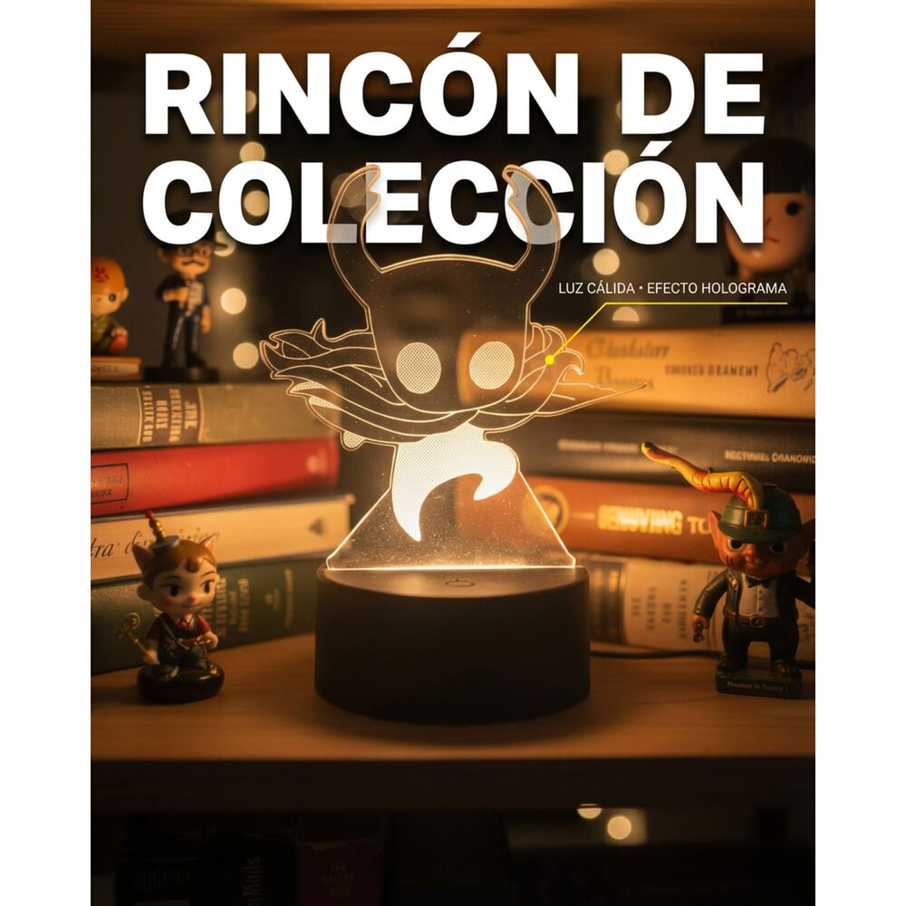 L&aacute;mpara Visual 3d Hollow Knight Luces image number 1.0