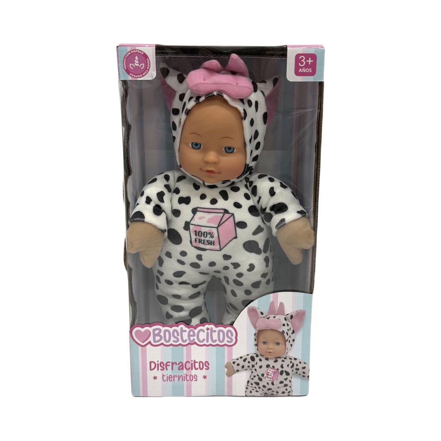 Mu&ntilde;eca Baby Doll Bostecitos Cuerpo Blando Con Disfraz 13" Ass image number 4.0