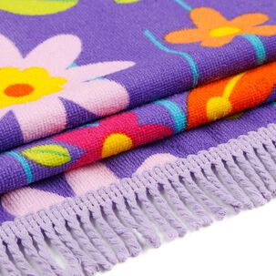 Toalla De Playa Freedom Flores Multi  /80x160 Cm Toalla De Playa Freedom Flores Multi  /80x160 Cm