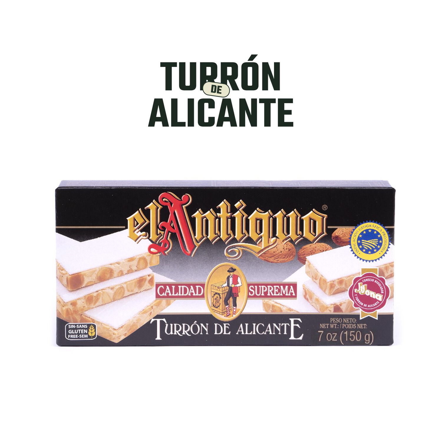 Turr&oacute;n De Alicante El Antiguo 1 X 150 Gr image number 2.0