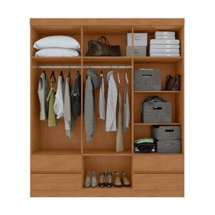 Cl&oacute;set Di Poretti Design Closet Zeus / 6 Puertas / 4 Cajones