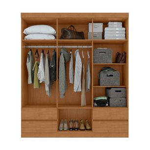 Cl&oacute;set Di Poretti Design Closet Zeus / 6 Puertas / 4 Cajones