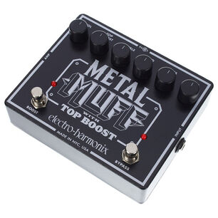 Pedal Distorsi&oacute;n Metal Muff Con Booster Electro-harmonix