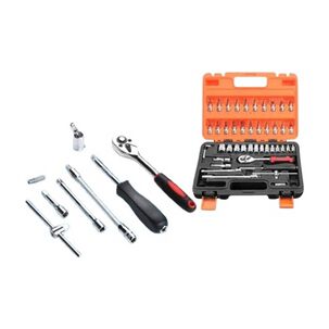 Set De Herramientas Dados Y Puntas 46 Piezas Tasbel