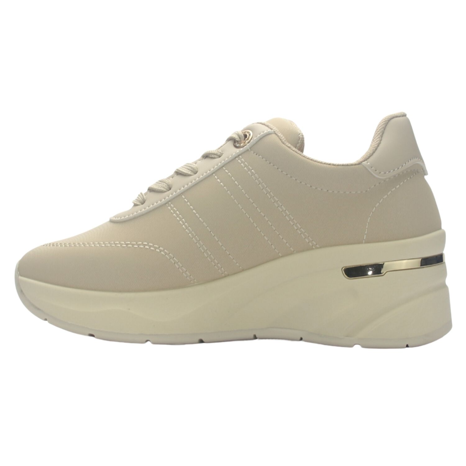 Zapatilla Mujer Chalada Juna-5 Beige Urbano image number 1.0