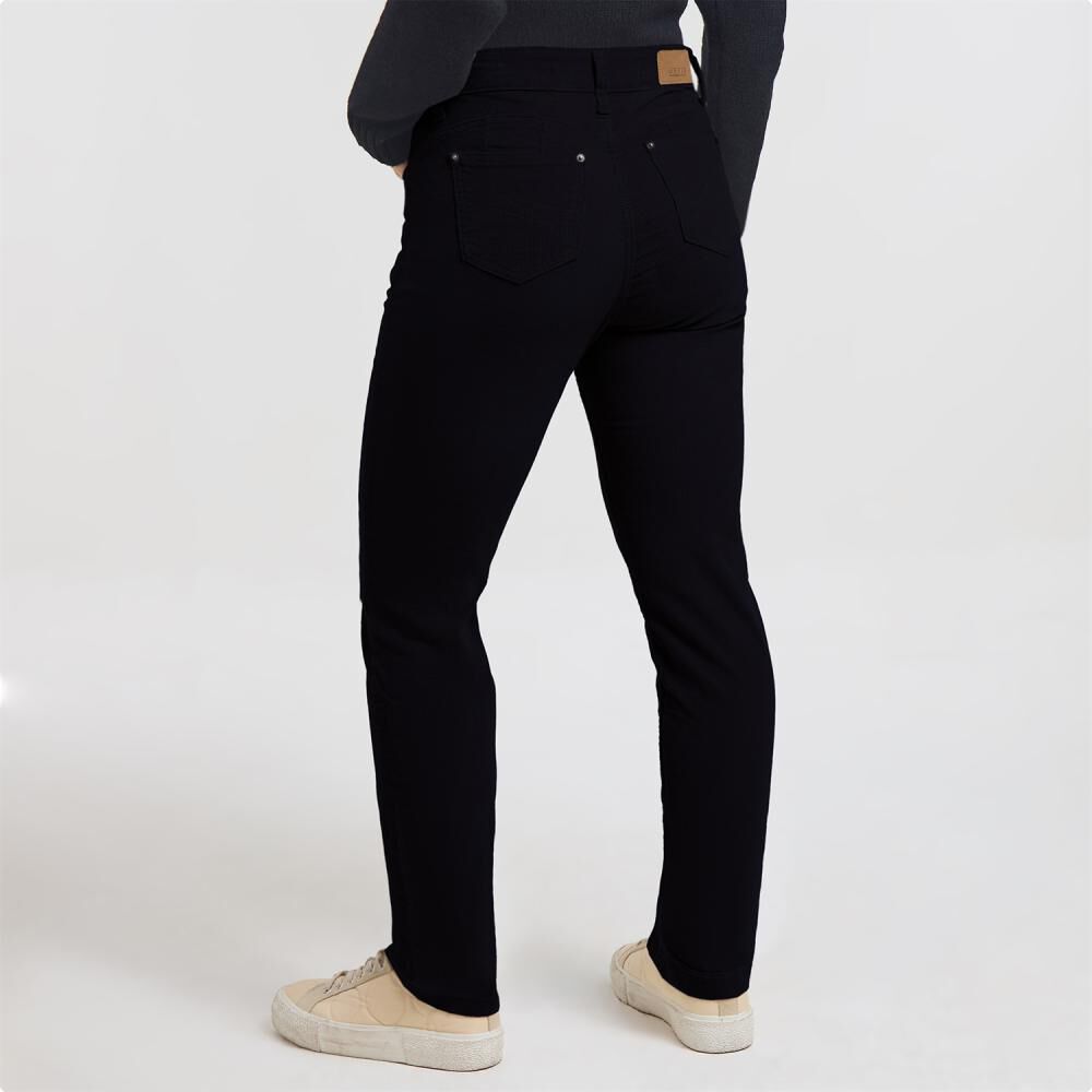 Pantalón Cotelé Tiro Medio Regular Mujer Geeps image number 1.0