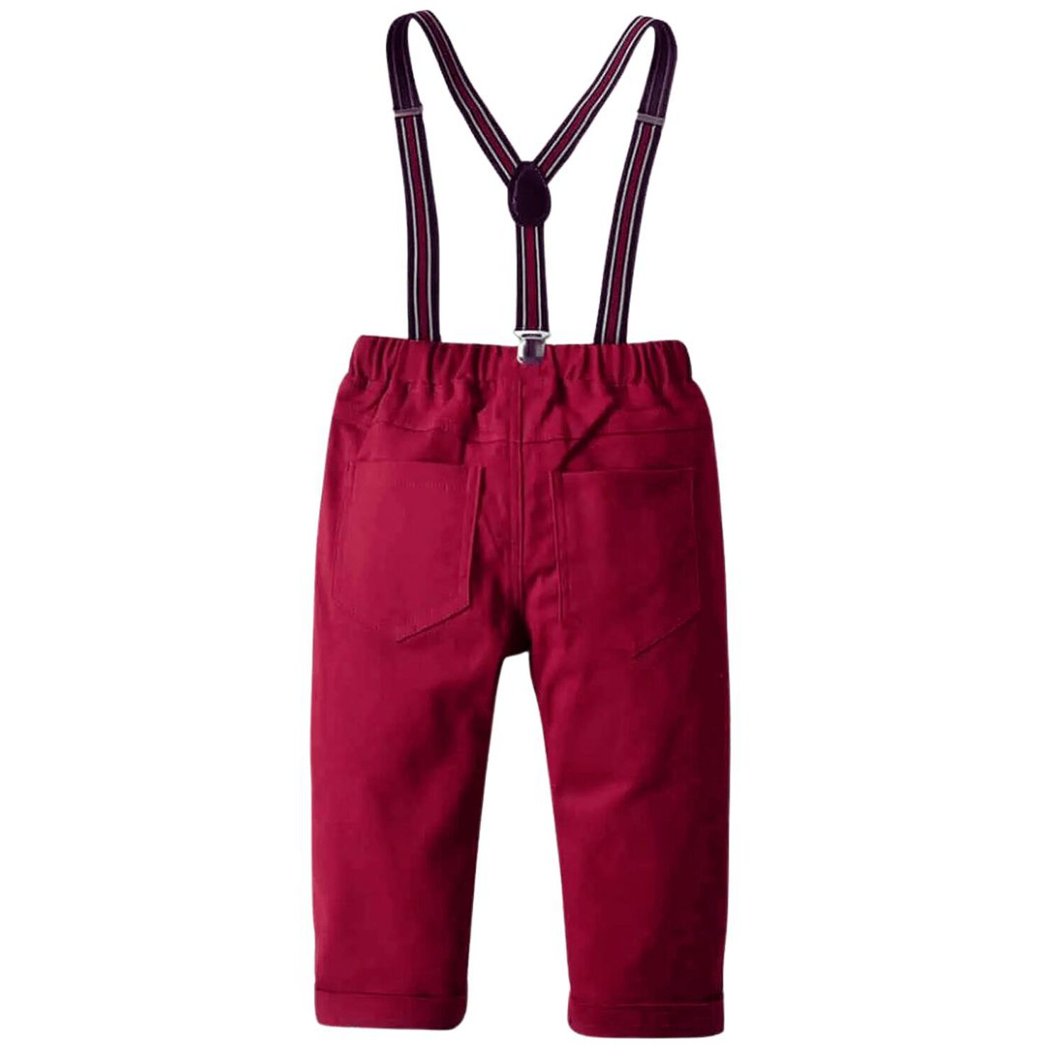 Conjunto De Vestir Con Pantal&oacute;n Y Tirantes Beb&eacute; Ni&ntilde;o 18 Meses A 4 A&ntilde;os image number 5.0