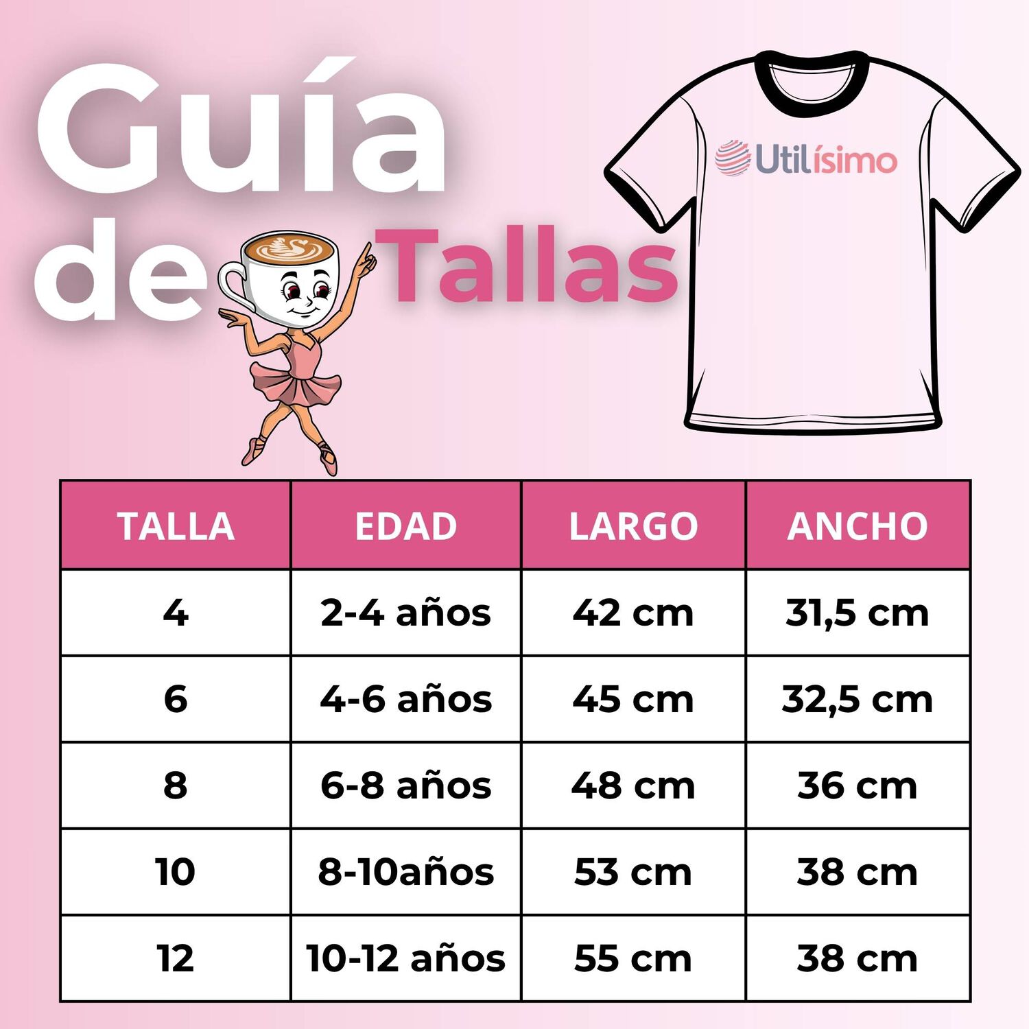 Polera Brainrots 100% Algod&oacute;n Manga Corta Ni&ntilde;a Tralalero Rosado Oscuro image number 2.0