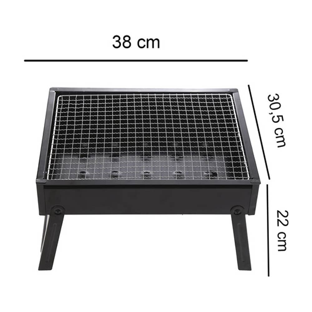 Parrilla Plegable Y Port&aacute;til A Carb&oacute;n image number 2.0