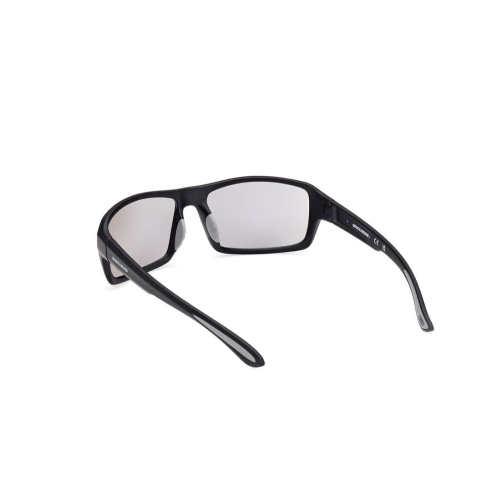 Lentes De Sol Negro Mate Espejados Skechers image number 3.0