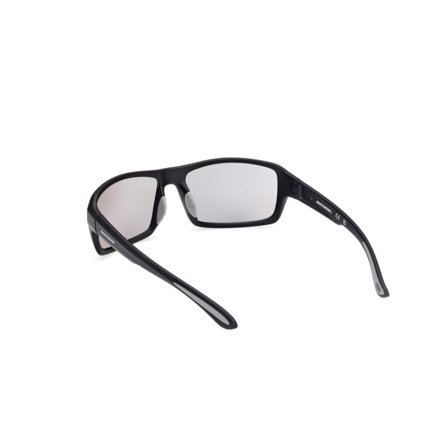 Lentes De Sol Negro Mate Espejados Skechers image number 3.0