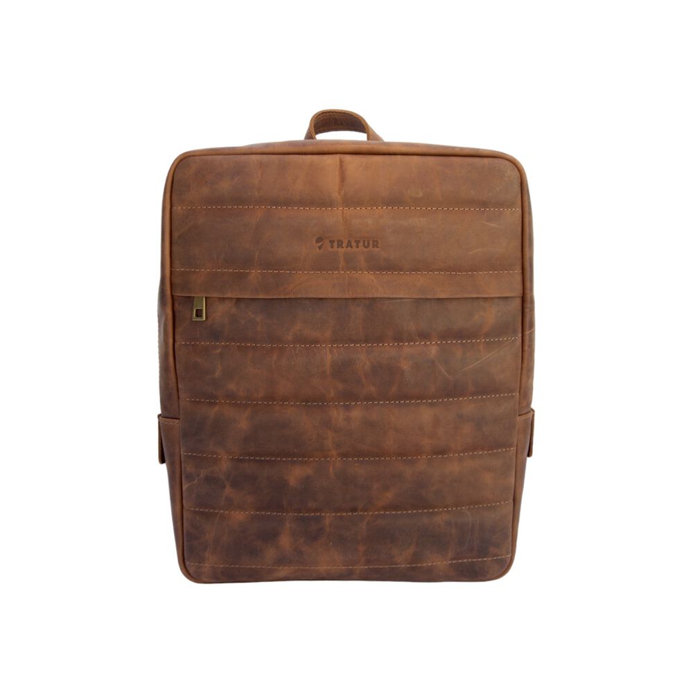 Mochila De Cuero Elqui image number 1.0