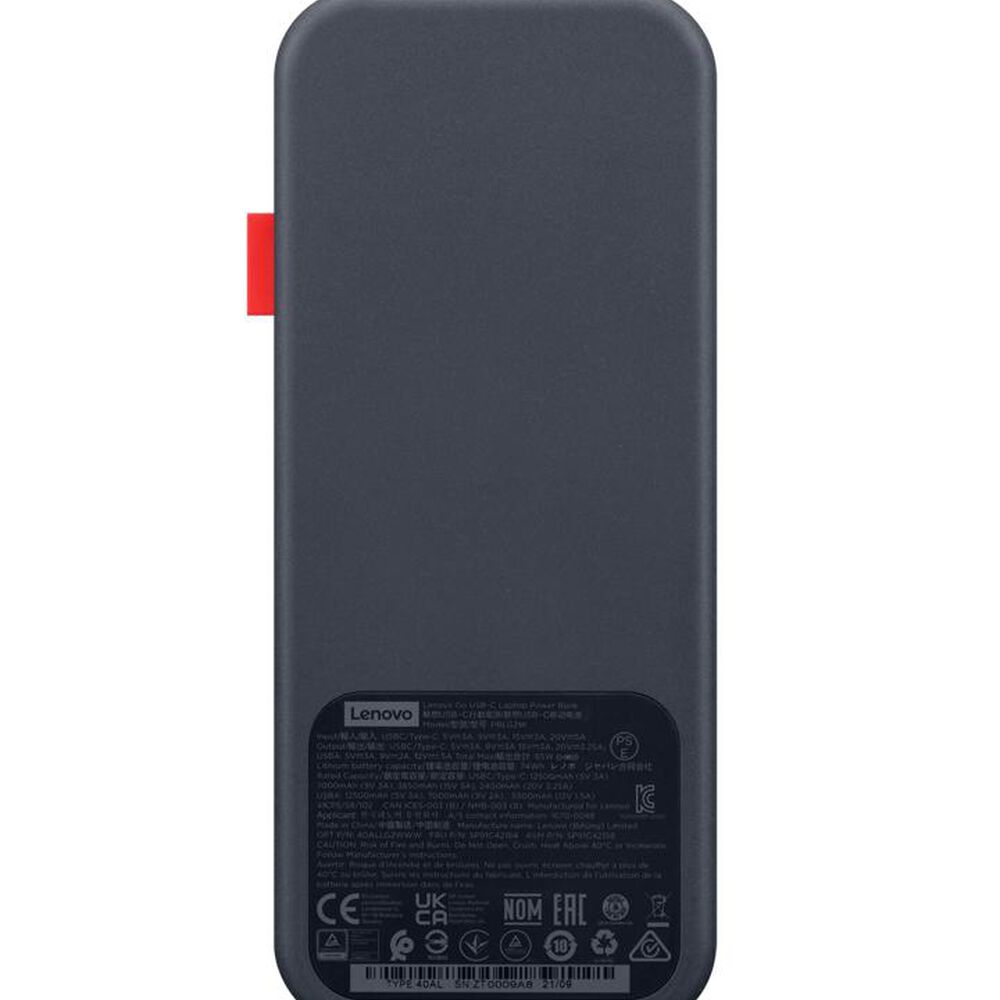 Batería Externa Para Notebook Usb-c Lenovo Go (20.000 Mah) image number 5.0