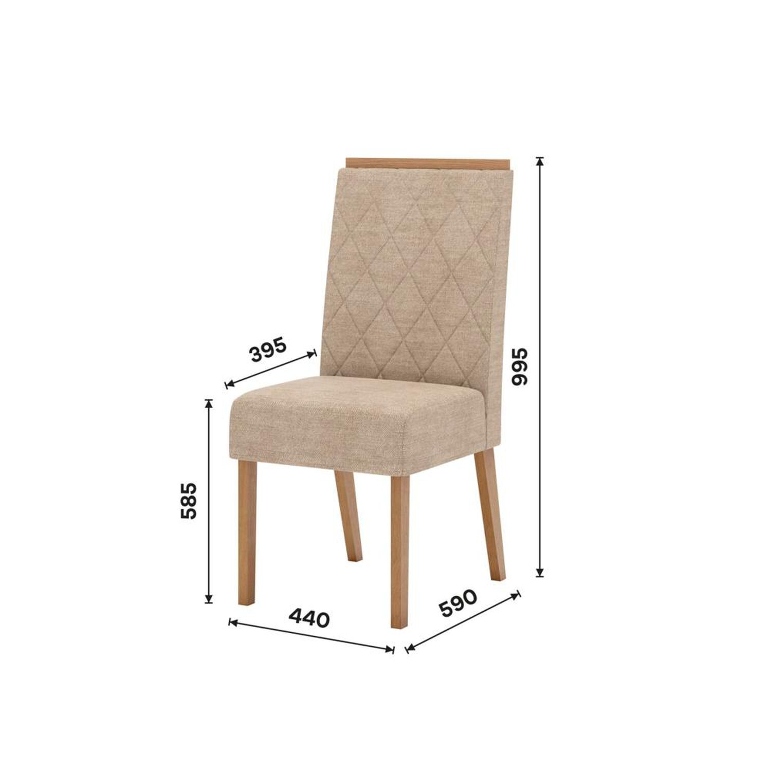 Juego De Comedor Home Mobili Sofia / 6 Sillas image number 6.0