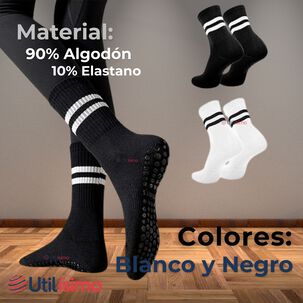 Pack 12 Pares Calcetines Antideslizantes Largos Hombre