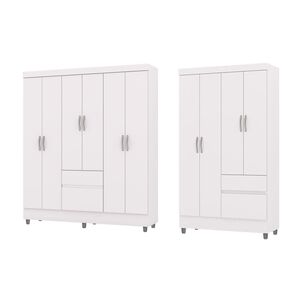 Combo Closet Vekkahome Ideal 6 Puertas + 4 Puertas 271156+271184