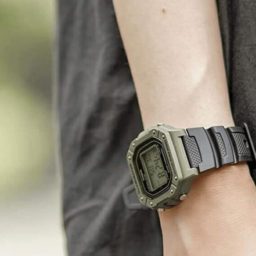 Reloj Hombre Casio W-218h-3avdf Green Edition image number 3.0