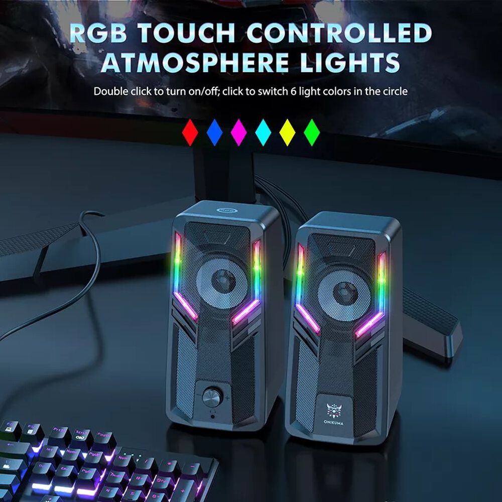 Parlantes Pc Gamer Onikuma G6 image number 2.0