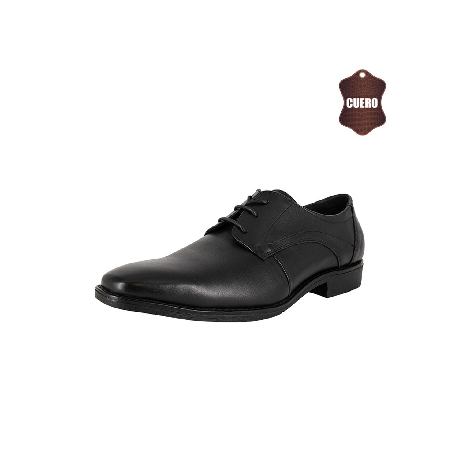 Zapato De Cuero Reig Negro London Adixt image number 0.0