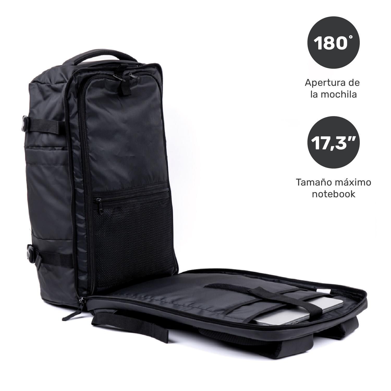 Mochila Viaje Impermeable Notebook 17,3"broadpeak 40l Lhotse image number 1.0