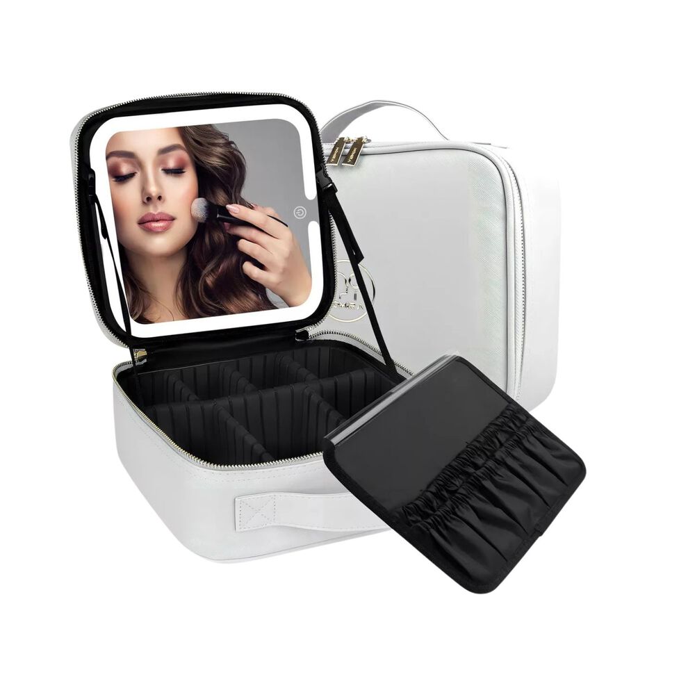 Maletin De Maquillaje Desmantable Con Espejo Y Luz Led image number 0.0