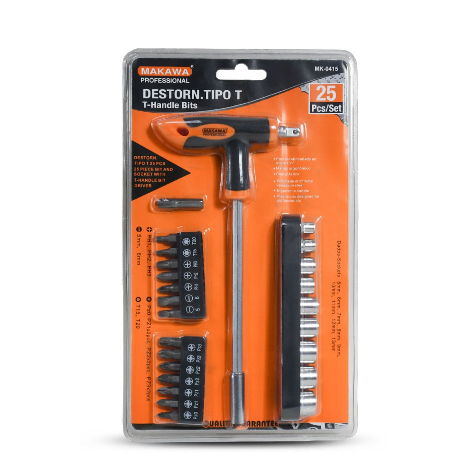 Set Juego De Destornillador Tipo T 28 Pzas Profesional image number 0.0