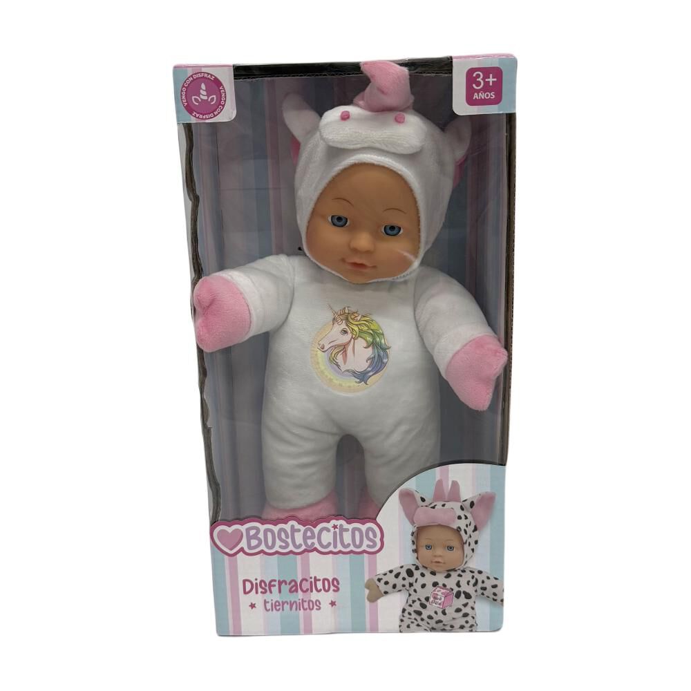 Muñeca Baby Doll Bostecitos Cuerpo Blando Con Disfraz 13" Ass image number 0.0