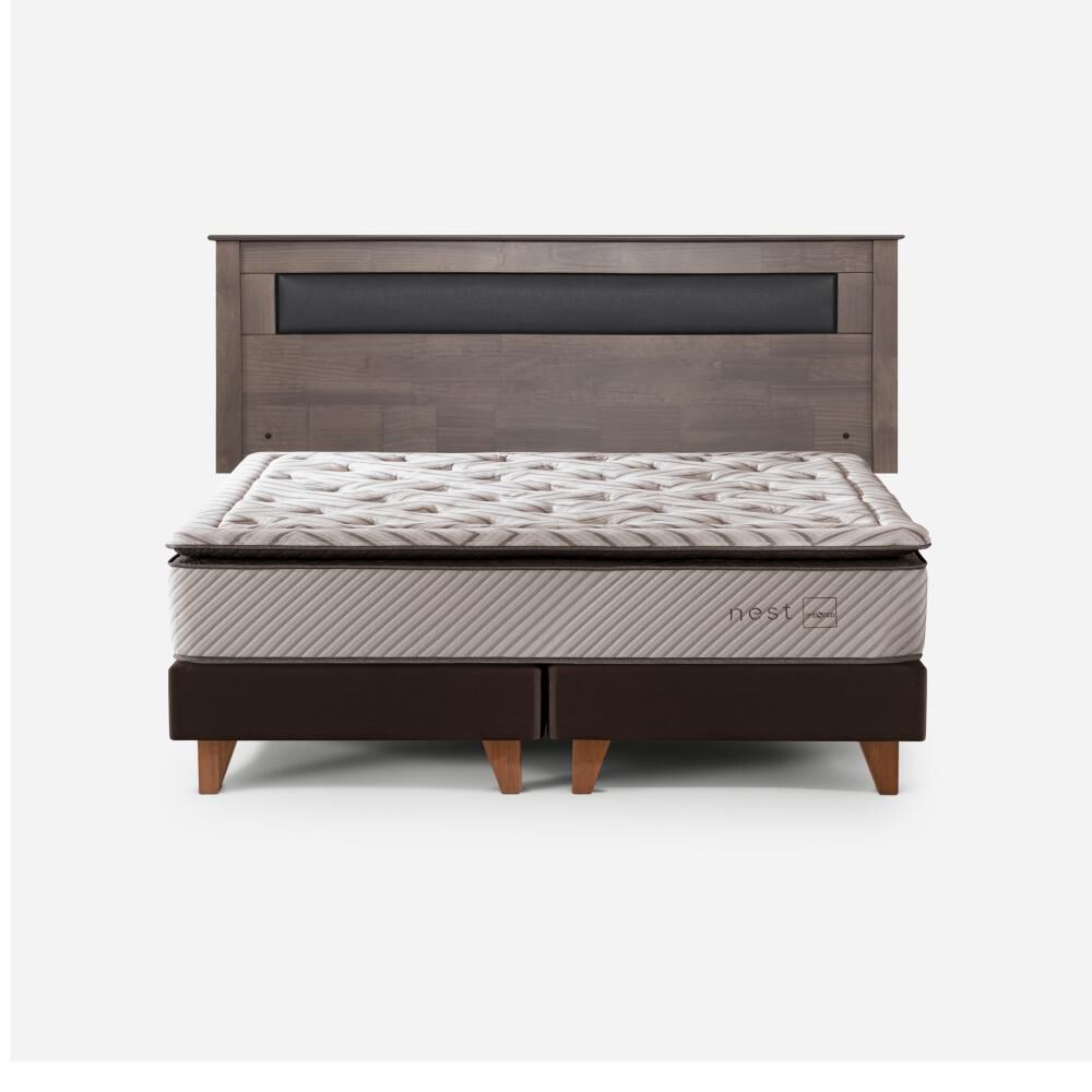 Cama Europea Rosen Nest / King / Base Dividida + Respaldo image number 0.0