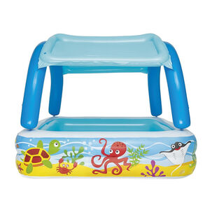 Piscina Bestway Inflable Con Toldo Desmontable 140x140x114cm