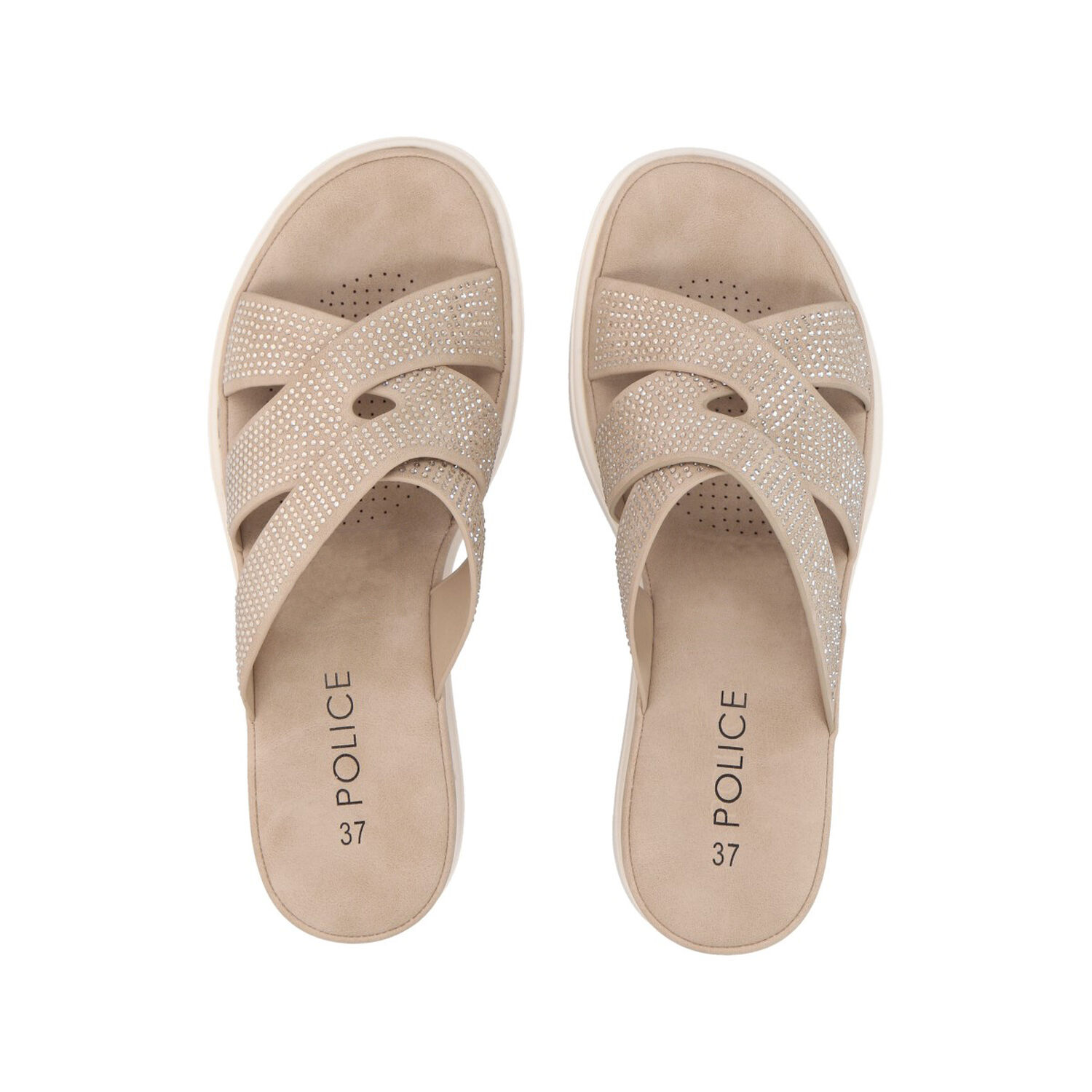 Sandalia Mujer Beige Lili Police image number 1.0